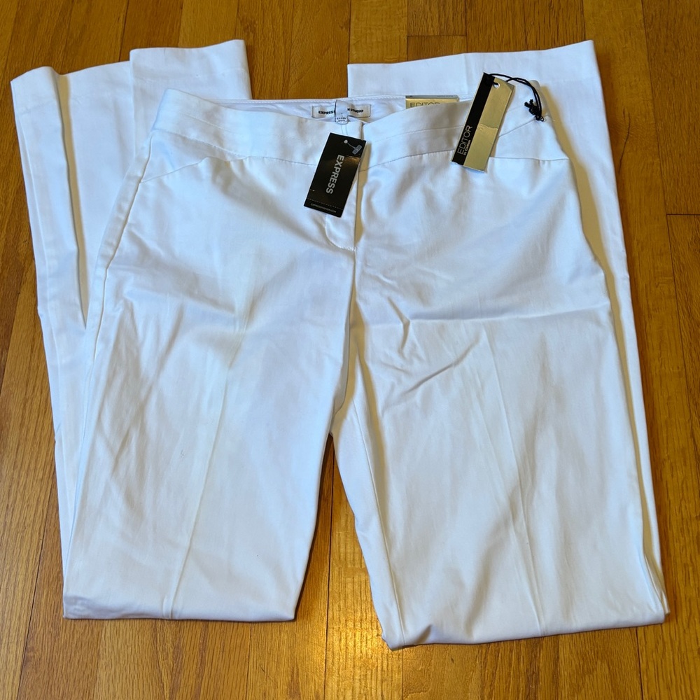 NWT Express “Editor” Low Rise Flare Pants